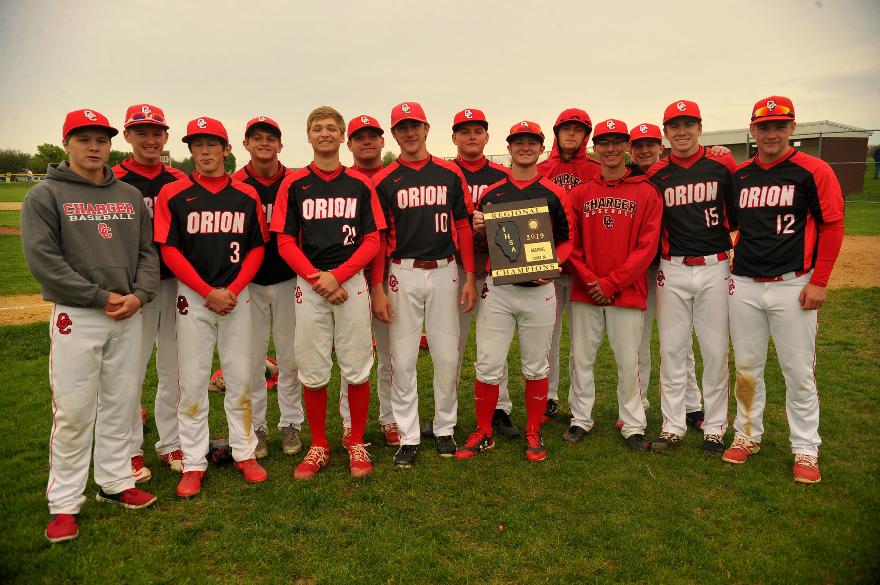 Orion vs Mercer County in Class 2A Rockridge Regional baseball championship